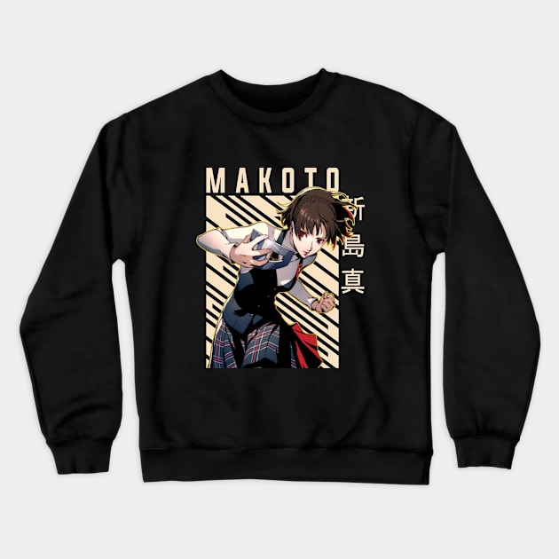 Makoto Niijima - Persona 5 Crewneck Sweatshirt by Otaku Emporium